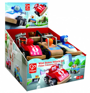 Flitzer Fahrzeug, sortiert