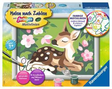 CreArt Malen nach Zahlen Kleines Reh