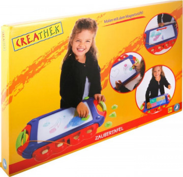 Magnet Maltafel mit 4 Stempeln