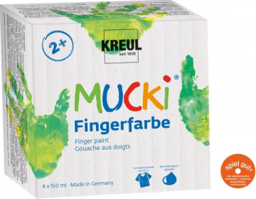 Mucki Fingerfarben 4er Set Mucki Fingerfarben 4er Set