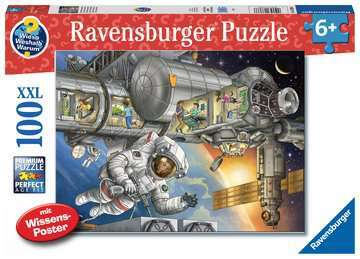 Puzzle Wieso? Weshalb? Warum? - Auf der Weltraumstation (100 Teile XXL)