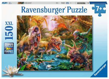Puzzle Versammlung der Dinosaurier (150 Teile XXL)