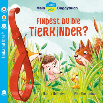 Mein Baby-Pixi-Buggybuch: Findest du die Tierkinder
