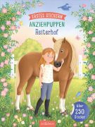 Erstes Stickern Anziehpuppen - Reiterhof