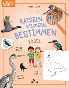 Rätseln, Stickern, Bestimmen - Vögel
