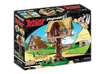 Asterix Troubadix mit Baumhaus
