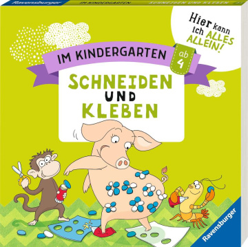 Im Kindergarten - Schneiden und kleben