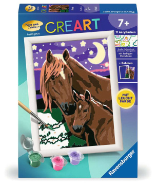 CreArt Malen nach Zahlen Pferde
