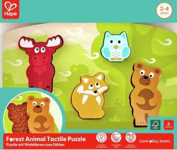 Fühlpuzzle Waldtiere