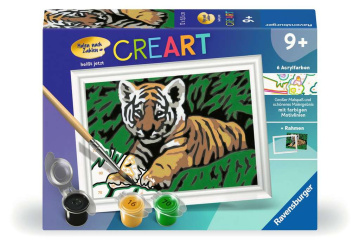 Malen nach Zahlen - Süßer Tiger