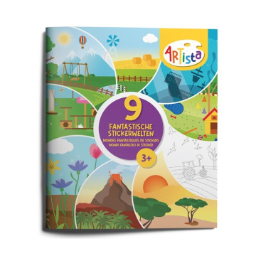 Stickerbuch zum Sammeln (9 Welten)